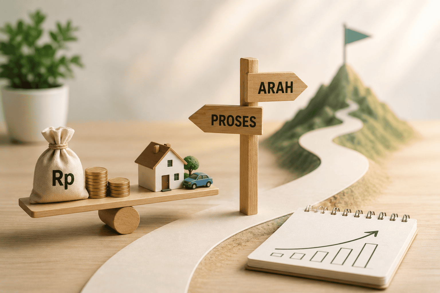 Net worth sebagai arah, bukan nilai diri